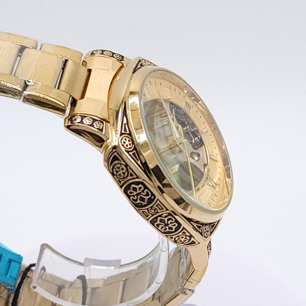 BIBI Automatic Skeleton Gold Watch 41.5mm - Picture 5 of 17